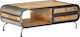 Rectangular Solid Wood Coffee Table Natural L100xW50xH35cm 247804