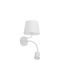 TK Lighting Maja Lamp Wall with Socket E27 White 45x22cm