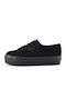 2790 Suew Adidași Flatforms Pentru Femei Negri
