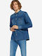 Icons Western Long-sleeved Denim Shirt Blue