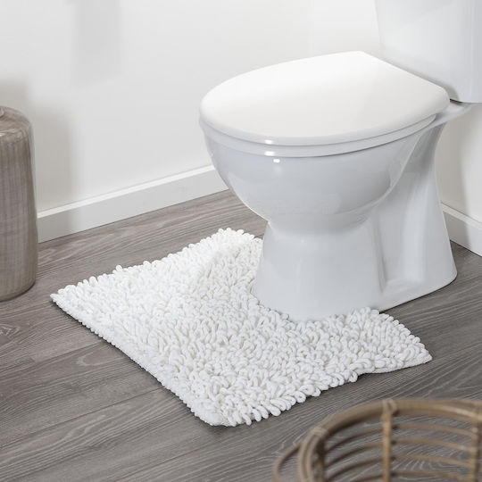 Sealskin Бански килим Микрофибър Тоалетна Twist 294645010 Бял 45x55бр