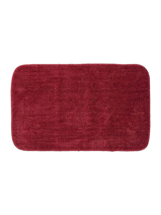 Sealskin Non-Slip Bath Mat Microfiber Doux 294425459 Red 50x80cm