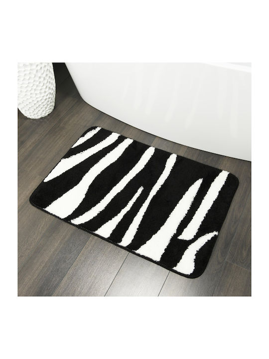 Sealskin Non-Slip Bath Mat Safari 293553619 Black 60x90cm