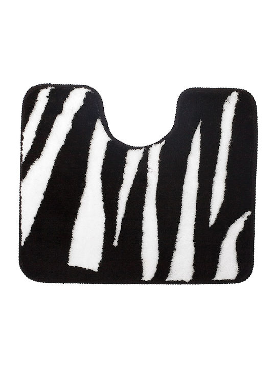 Sealskin Non-Slip Bath Mat Toilet Safari 293557619 Black 50x60cm