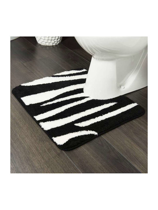 Sealskin Rutschfest Badematte Synthetisch,Polyester/Cotton/Leather Toilette Safari 293557619 Black 50x60cm