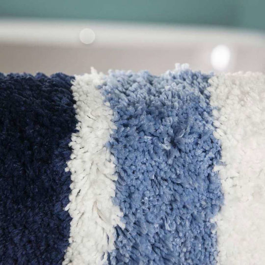 Sealskin Non-Slip Bath Mat Microfiber Toilet Soffice 294367624 Blue 50x60cm