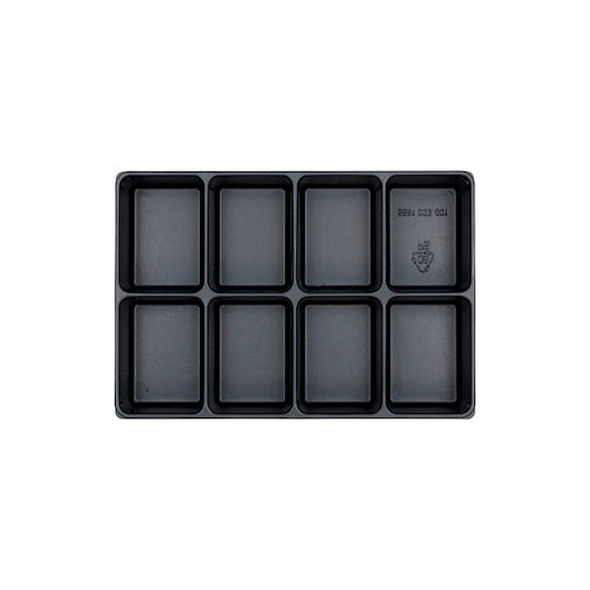Wurth System Insert Ταμπακιέρα Εργαλείων 8 Θέσεων Μαύρη 33.5x23.1x5.4εκ.