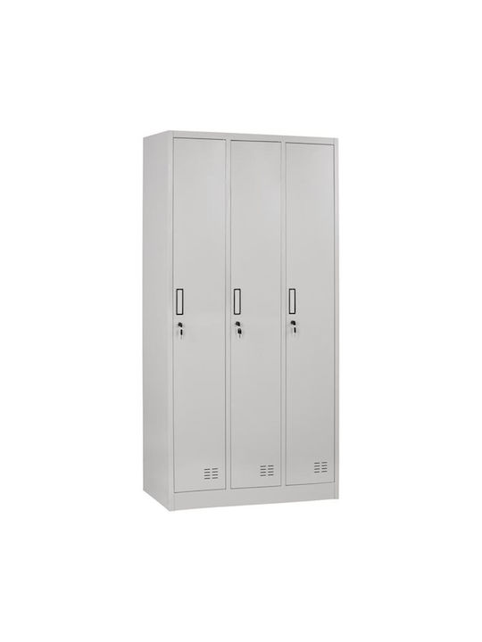 Шкаф Метал с 6 шкафчета 90x45x185бр