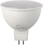 Diolamp LED Lampen für Fassung GU5.3 und Form MR16 Warmes Weiß 530lm 1Stück