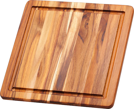 TeakHaus Essential Wooden Serving Platter 30.5x30.5x1.4cm