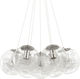 Ideal Lux Mapa Sat SP7 Pendant Chandelier for 7 Bulbs E27 Silver