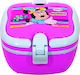 Gim Minnie Πλαστικό Παιδικό Δοχείο Φαγητού Minnie Ροζ 15 x 12.5 x 10εκ.