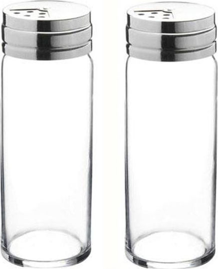 Espiel Basic Salt and Pepper Set Glass 2pcs