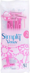 Venus Simply Basic 2 Klingen 5 Stück Venus Simply Basic 2 Klingen 5 Stück