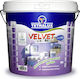 Tetralux Velvet Plastic Ecological Paint for Interior Use White 9lt