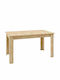 Λόρα Table Kitchen Wooden Sonoma 140x80x75cm