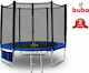 Buba Outdoor Trampoline 244cm with Net & Ladder