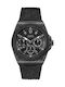 Guess Uhr Batterie mit Schwarz Stoffarmband W1058G3