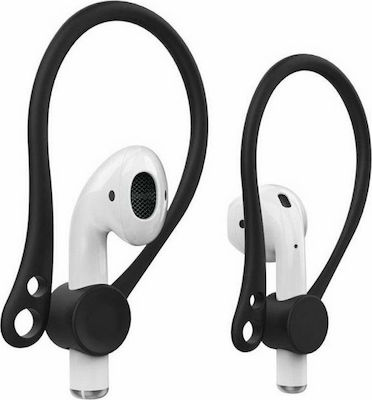 AHAstyle Sport EarHook PT78 Ohrhaken in Schwarz Farbe für Apple AirPods 1 / AirPods 2