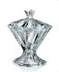 Bohemia Crystal Sweet Jar Crystal bonbonniere with lid and foot Metropolitan 26cm with Lid and Foot Transparent 19x19x27cm