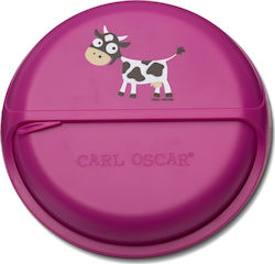 Carl Oscar Snack Disc Plastic Kids' Food Contai...