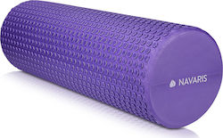 Navaris Pilates Round Roller 45cm Purple