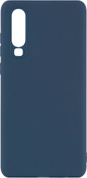 Matt Umschlag Rückseite Silikon Marineblau (Galaxy A50)