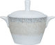 Ionia Apeiron Porcelain Sugar Bowl Beige