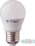 V-TAC VT-5124 Smart Λάμπα LED 4.5W για Ντουί E27 και Σχήμα G45 RGBW 300lm Dimmable