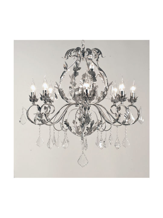Zaros Candelabru Ø80cm cu Cristale