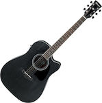 Ibanez Ηλεκτροακουστική Κιθάρα AW84CE-WK Cutaway Black