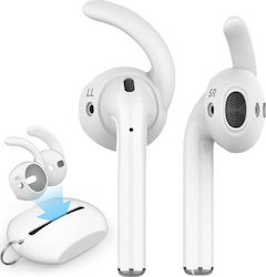 AHAstyle PT60 Case & Ear Hook Set in White color for Apple AirPods 1 / AirPods 2