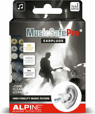 Alpine MusicSafe Pro Ωτοασπίδες 2τμχ σε Διάφανο Χρώμα 111.24.101