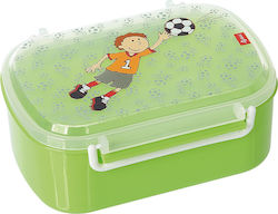 Sigikid Kids Lunch Plastic Box Green L17xW11xH7cm