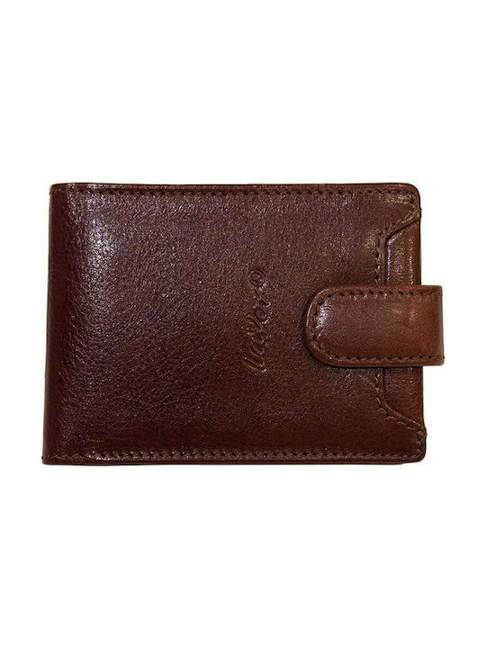 Lavor Men's Leather Card Wallet Brown