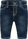 Mayoral Kids Denim Trousers Navy Blue