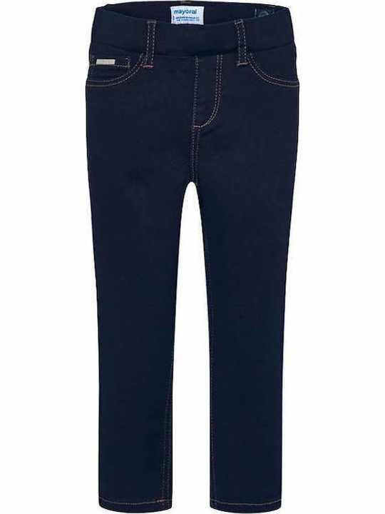 Mayoral Kids Denim Trousers Navy Blue