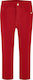 Mayoral Kids' Fabric Pants Red