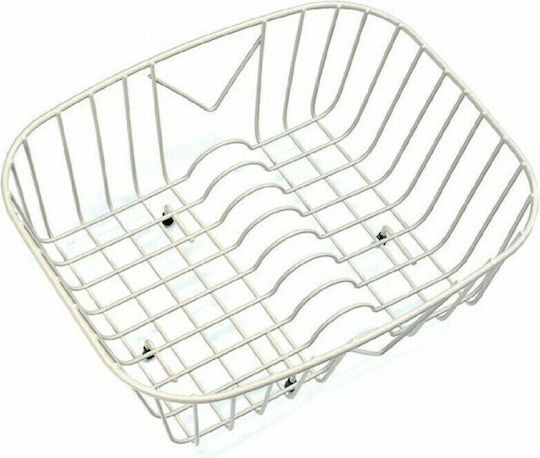 Sanitec Νο 13 Στραγγιστήρι Γούρνας Inox Ασημί 37x33x12cm