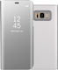 Hurtel Clear View Book Plastic Silver (Galaxy S8+)