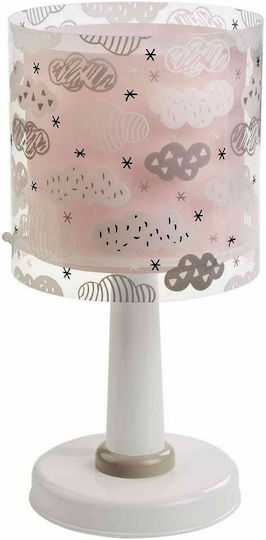 Ango Led Kids Portable Lamp Clouds Pink 15x15x30εκ.