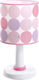 Ango Kids Portable Lamp Colors Pink 15x15x30εκ.