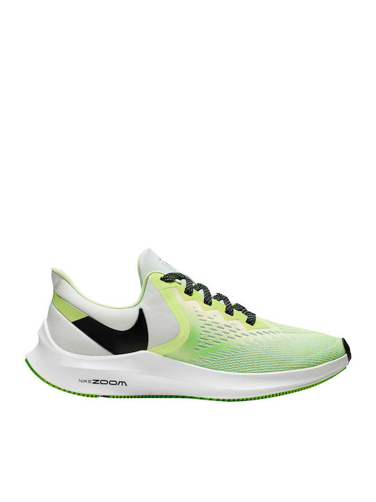 Nike Zoom Winflo 6 Γυναικεία Αθλητικά Παπούτσια Running Κίτρινα