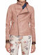 Dante Γυναικείο Biker Jacket Ροζ