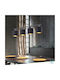 Trio Lighting Tommy Adjustable Black Ceiling Light Rail For 4 Bulbs E14 75x12x150cm