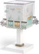 Ango LED Kinder Nachttischlampe The Night Train Grün 14x18.5x29εκ.