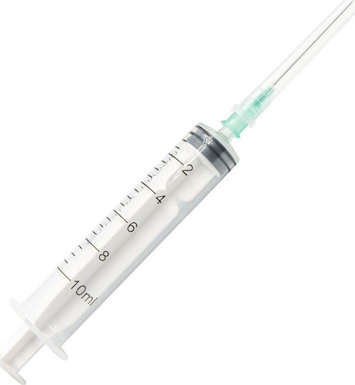 Jiangyin Fanmei Medical Pruno Syringe 21G x 1 1/2" 10ml 1pcs
