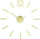 Umbra Blink 3D Wall Clock Sticker Plastic Gold Ø100cm