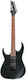 Ibanez RG421EXL-BKF Elektrische Gitarre für Linkshänder mit HH Tonabnehmerkonfiguration Schwarz