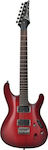 Ibanez S521 BBS Electric Guitar Stratocaster with HH Pickup Configuration Blackberry Sunburst